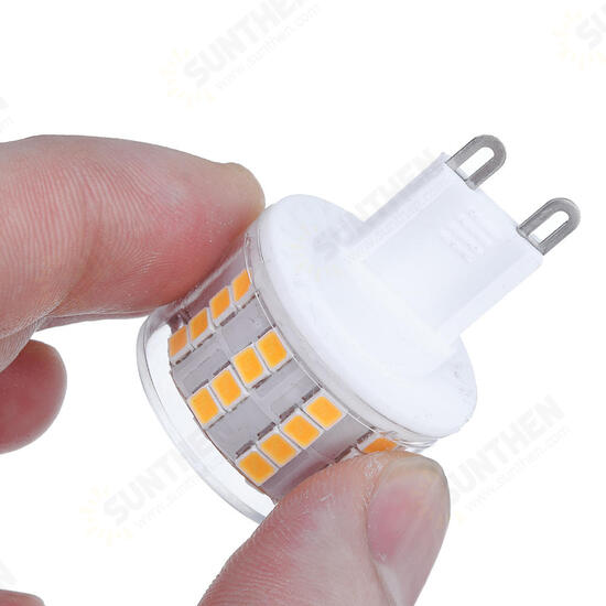 AC220-240V G9 5W 2835 No Flicker 52LED Ceramics Corn Light Bulb for Chandelier Replace Halogen Lamp