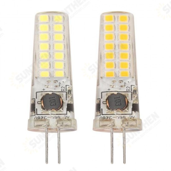 AC85-265V G4 5W 28 SMD 2835 No Strobe Silica gel LED Corn Light Bulb Ceiling Lamp Indoor Home Decor