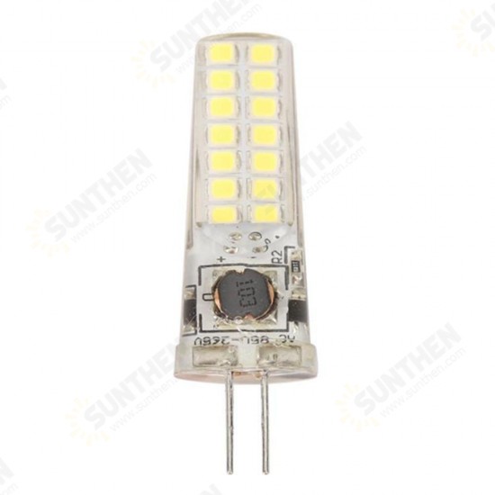 AC85-265V G4 5W 28 SMD 2835 No Strobe Silica gel LED Corn Light Bulb Ceiling Lamp Indoor Home Decor