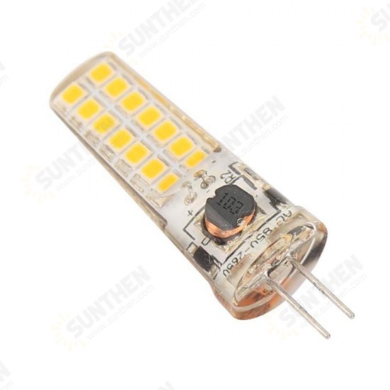 AC85-265V G4 5W 28 SMD 2835 No Strobe Silica gel LED Corn Light Bulb Ceiling Lamp Indoor Home Decor