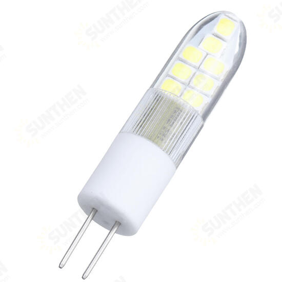 AC/DC12V 2.5W G4 Warm White Pure White 2835 Ceramics 16LED Corn Light Bulb for Indoor Chandelier Use