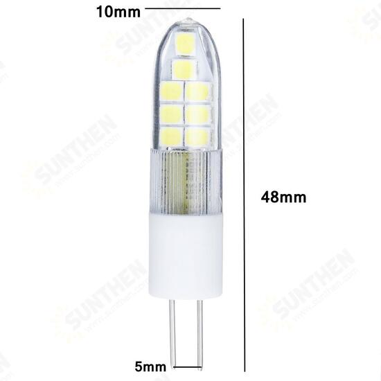 AC/DC12V 2.5W G4 Warm White Pure White 2835 Ceramics 16LED Corn Light Bulb for Indoor Chandelier Use