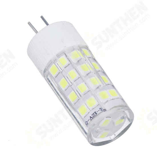 AC/DC12V 5W SMD2835 G4 Ceramics LED Corn Light Bulb for Indoor Replace Halogen Chandelier Lamp