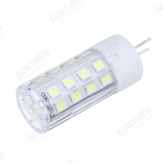 AC/DC12V G4 3W SMD2835 No Flicker Ceramic 35LED Corn Light Bulb for Chandelier Indoor Home Use