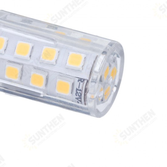 AC/DC12V G4 3W SMD2835 No Flicker Ceramic 35LED Corn Light Bulb for Chandelier Indoor Home Use