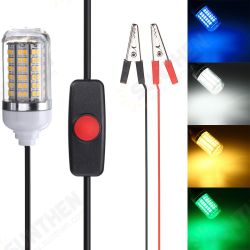 DC12V 7W SMD2835 108 Underwater LED Fishing Night Boat Attracts Fish Squid Light Bulb with Switch DC12V 7W SMD2835 108 Underwater LED Fishing Night Boat Attracts Fish Squid Light Bulb with Switch