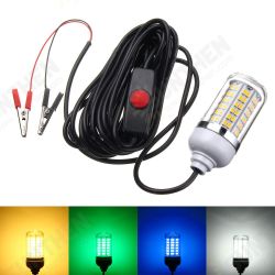 DC12V 7W SMD2835 108 Underwater LED Fishing Night Boat Attracts Fish Squid Light Bulb with Switch DC12V 7W SMD2835 108 Underwater LED Fishing Night Boat Attracts Fish Squid Light Bulb with Switch
