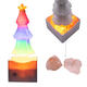 DC5V USB 4.7W 5 Modes Crystal Salt Stone Christmas RGB Tree Shape 73 LED Bulb Festival Gift Party Night Light