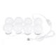 DC5V USB Hollywood Style LED Mirror Makeup Party Light with 8 Dimmable White Bulb for Dressing Room