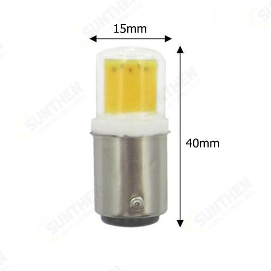 Dimmable 5W AC110-120V COB 1511 BA15D LED Light Bulb Indoor Lamp for Chandelier Sewing Machine