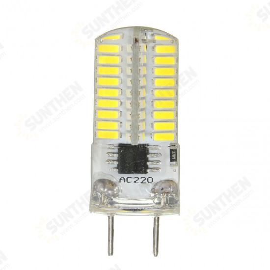 Dimmable E17 E11 E12 BA15D G4 G8 G9 3W 72 SMD 4014 LED Warm White White Corn Bulb Light AC220V