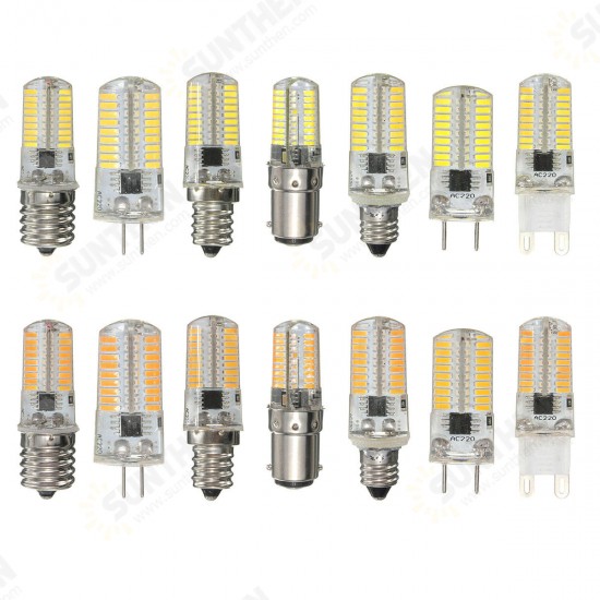 Dimmable E17 E11 E12 BA15D G4 G8 G9 3W 72 SMD 4014 LED Warm White White Corn Bulb Light AC220V Dimmable E17 E11 E12 BA15D G4 G8 G9 3W 72 SMD 4014 LED Warm White White Corn Bulb Light AC220V