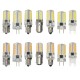 Dimmable E17 E11 E12 BA15D G4 G8 G9 3W 72 SMD 4014 LED Warm White White Corn Bulb Light AC220V