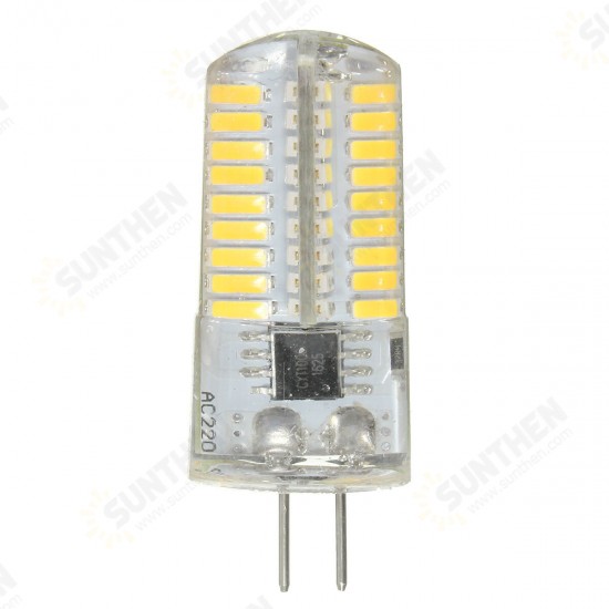 Dimmable E17 E11 E12 BA15D G4 G8 G9 3W 72 SMD 4014 LED Warm White White Corn Bulb Light AC220V