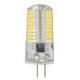 Dimmable E17 E11 E12 BA15D G4 G8 G9 3W 72 SMD 4014 LED Warm White White Corn Bulb Light AC220V