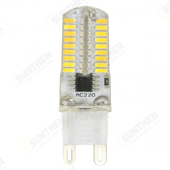 Dimmable E17 E11 E12 BA15D G4 G8 G9 3W 72 SMD 4014 LED Warm White White Corn Bulb Light AC220V