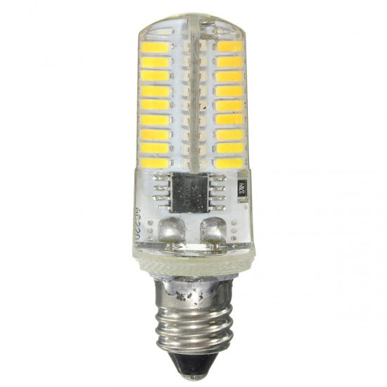 Dimmable E17 E11 E12 BA15D G4 G8 G9 3W 72 SMD 4014 LED Warm White White Corn Bulb Light AC220V