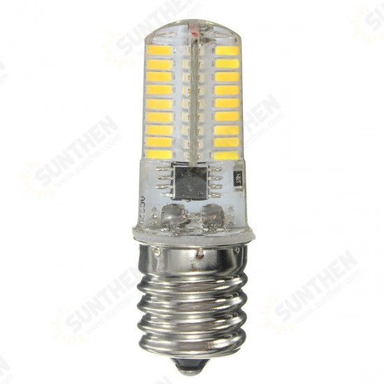 Dimmable E17 E11 E12 BA15D G4 G8 G9 3W 72 SMD 4014 LED Warm White White Corn Bulb Light AC220V