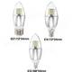 Dimmable E27 E12 E14 7W 60 SMD 3014 LED Warm White White Sliver Candle Lamp Bulb AC 220V Dimmable E27 E12 E14 7W 60 SMD 3014 LED Warm White White Sliver Candle Lamp Bulb AC 220V