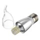 Dimmable E27 E14 E12 7W 60 SMD 3014 LED Pure White Warm White Sliver Candle Light Lamp Bulb AC110V