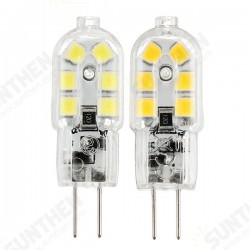 Dimmable G4 2W SMD2835 Warm White Pure White 12 LED Light Bulb DC12V Dimmable G4 2W SMD2835 Warm White Pure White 12 LED Light Bulb DC12V