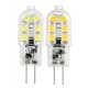 Dimmable G4 2W SMD2835 Warm White Pure White 12 LED Light Bulb DC12V
