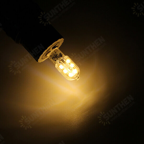 Dimmable G4 2W SMD2835 Warm White Pure White 12 LED Light Bulb DC12V