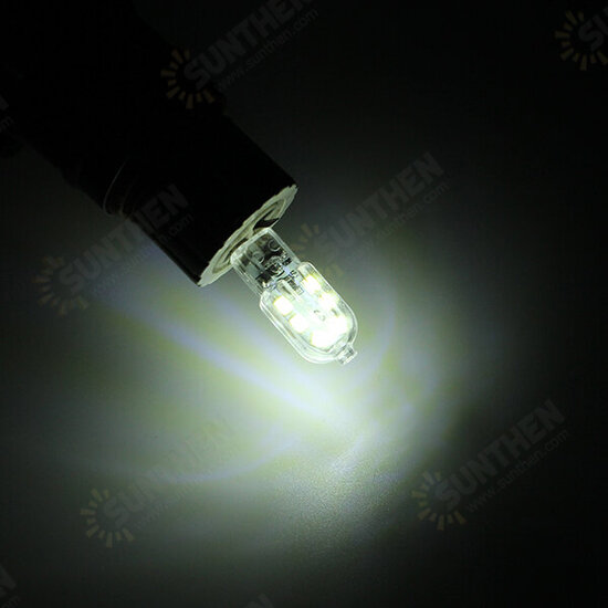 Dimmable G4 2W SMD2835 Warm White Pure White 12 LED Light Bulb DC12V