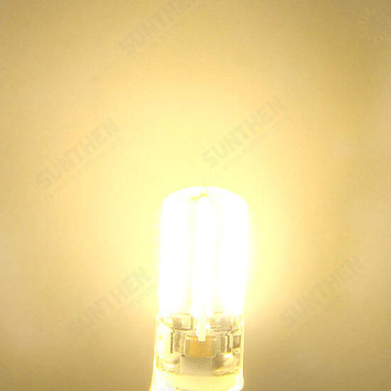 Dimmable G4 3W White/Warm White 3014SMD LED Bulb Silicone 110-120V