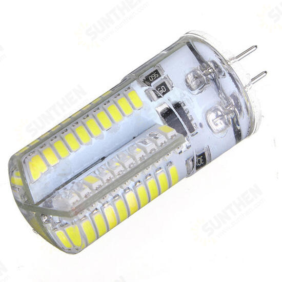 Dimmable G4 3W White/Warm White 3014SMD LED Bulb Silicone 110-120V