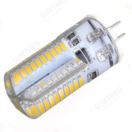 Dimmable G4 3W White/Warm White 3014SMD LED Bulb Silicone 110-120V