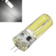 Dimmable G4 G9 5W Silicone Warm White Pure White LED COB Light Bulb Chandelier Lamp AC220V