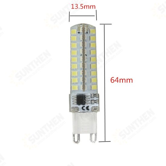 Dimmable G9 5W 72 SMD 2835 370Lm LED Ceramics Cover Corn Bulb AC 110V