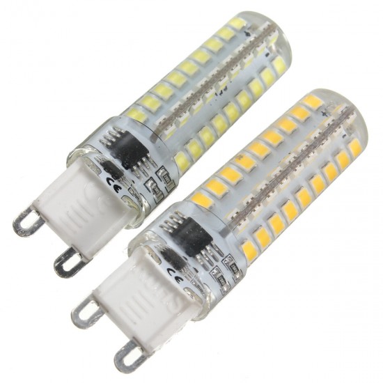 Dimmable G9 5W 72 SMD 2835 370Lm LED Ceramics Cover Corn Bulb AC 110V
