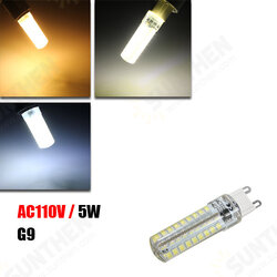 Dimmable G9 5W 72 SMD 2835 370Lm LED Ceramics Cover Corn Bulb AC 110V Dimmable G9 5W 72 SMD 2835 370Lm LED Ceramics Cover Corn Bulb AC 110V