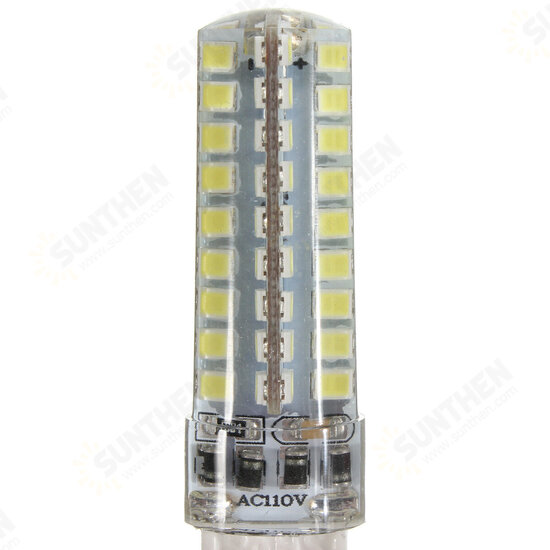 Dimmable G9 5W 72 SMD 2835 370Lm LED Ceramics Cover Corn Bulb AC 110V