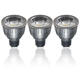 Dimmable GU10 5W 550Lm LED Pure White Warm White Plastic&Aluninum Spot Lightting Bulb AC110V AC220V