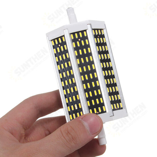 Dimmable R7S 118mm 15W 120 SMD 4014 LED Warm White Pure White Light Lamp Bulb AC220V/110V