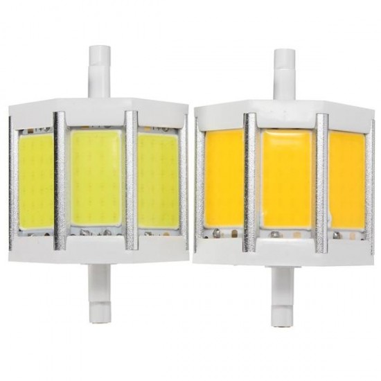 Dimmable R7S 78MM 10W COB SMD White/Warmwhite LED Flood Light Spot Corn light Lamp Bulb AC 85-265V