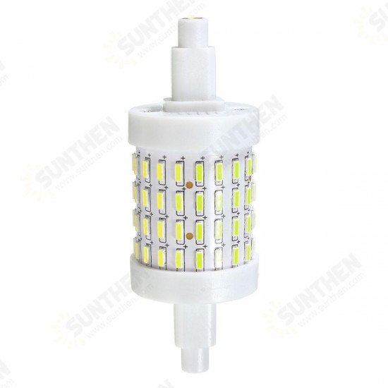 Dimmable R7S 78mm 5W 72 SMD 4014 350Lm Pure White Warm White LED Corn Light Bulb AC85-265V