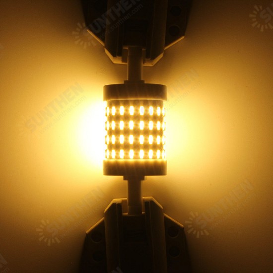 Dimmable R7S 78mm 5W 72 SMD 4014 350Lm Pure White Warm White LED Corn Light Bulb AC85-265V