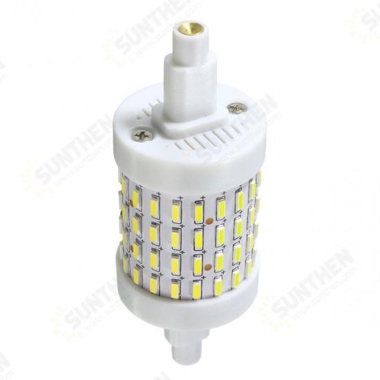 Dimmable R7S 78mm 5W 72 SMD 4014 350Lm Pure White Warm White LED Corn Light Bulb AC85-265V