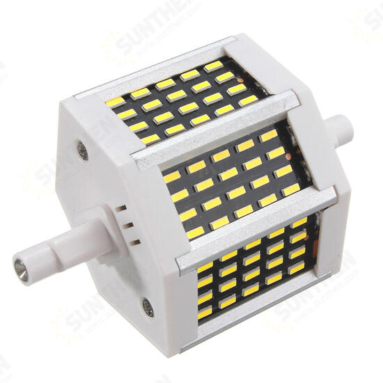 Dimmable R7S 78mm 8W 60 SMD 4014 LED Black Plate Warm White White Lamp Light Bulb AC220V/AC110V