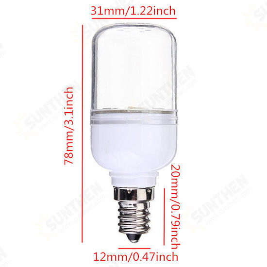 E12 150LM 2W White/Warmwhite 9 SMD 5630 LED Corn Bulb Spot Lightt 110V