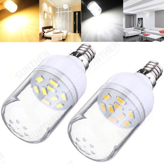 E12 150LM 2W White/Warmwhite 9 SMD 5630 LED Corn Bulb Spot Lightt 110V