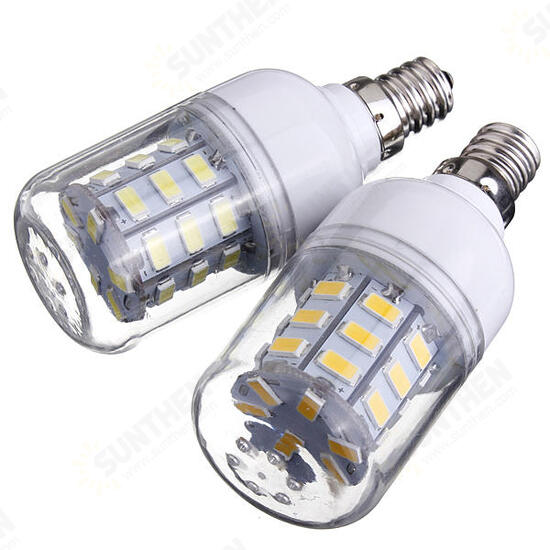 E12 3.5W 5730 SMD 30LED Corn Bulb 360° Pure White Warm White Indoor Lighting AC110V