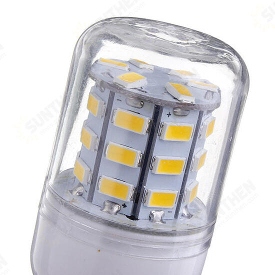 E12 3.5W 5730 SMD 30LED Corn Bulb 360° Pure White Warm White Indoor Lighting AC110V