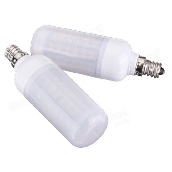 E12 5W 48 SMD 5730 AC 110V LED Corn Light Bulbs With Frosted Cover