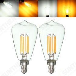 E12 6W COB Retro Edison Vintage Pure White Warm White Filament Light Lamp Bulb AC110V E12 6W COB Retro Edison Vintage Pure White Warm White Filament Light Lamp Bulb AC110V