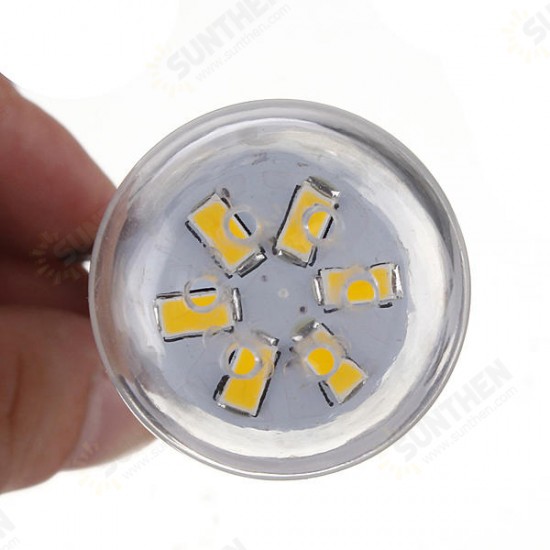 E12 7W 650LM White/Warm White 5730 SMD 36 LED Corn Light Bulb 110V